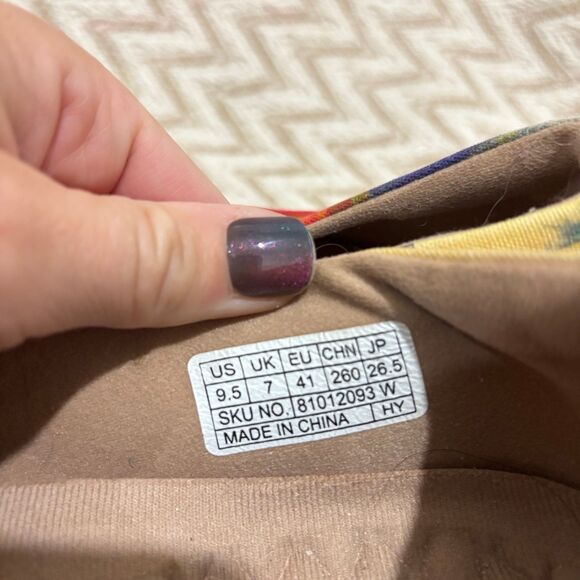 UIN Women’s Toledo Color Brush Flats Canvas Lightweight Slip On Sneakers - Picture 6 of 9